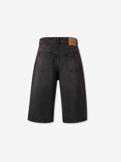 Ami Paris Hombre Barcelona Bermudas Denim Algodón color Negro sku 523-001298 01 - Foto 2