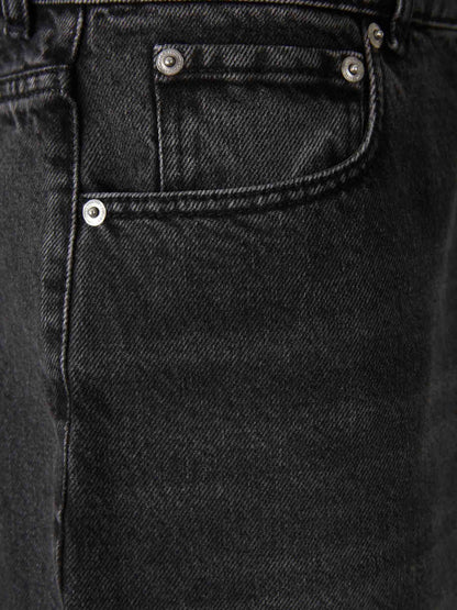 Ami Paris Hombre Barcelona Bermudas Denim Algodón color Negro sku 523-001298 01 - Foto 3