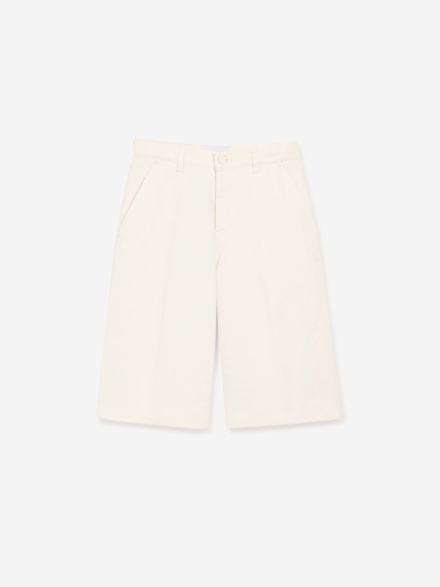 Outlet online Ami Paris Hombre Bermudas Anchas color Crema sku 523-001299 01 - Foto 1