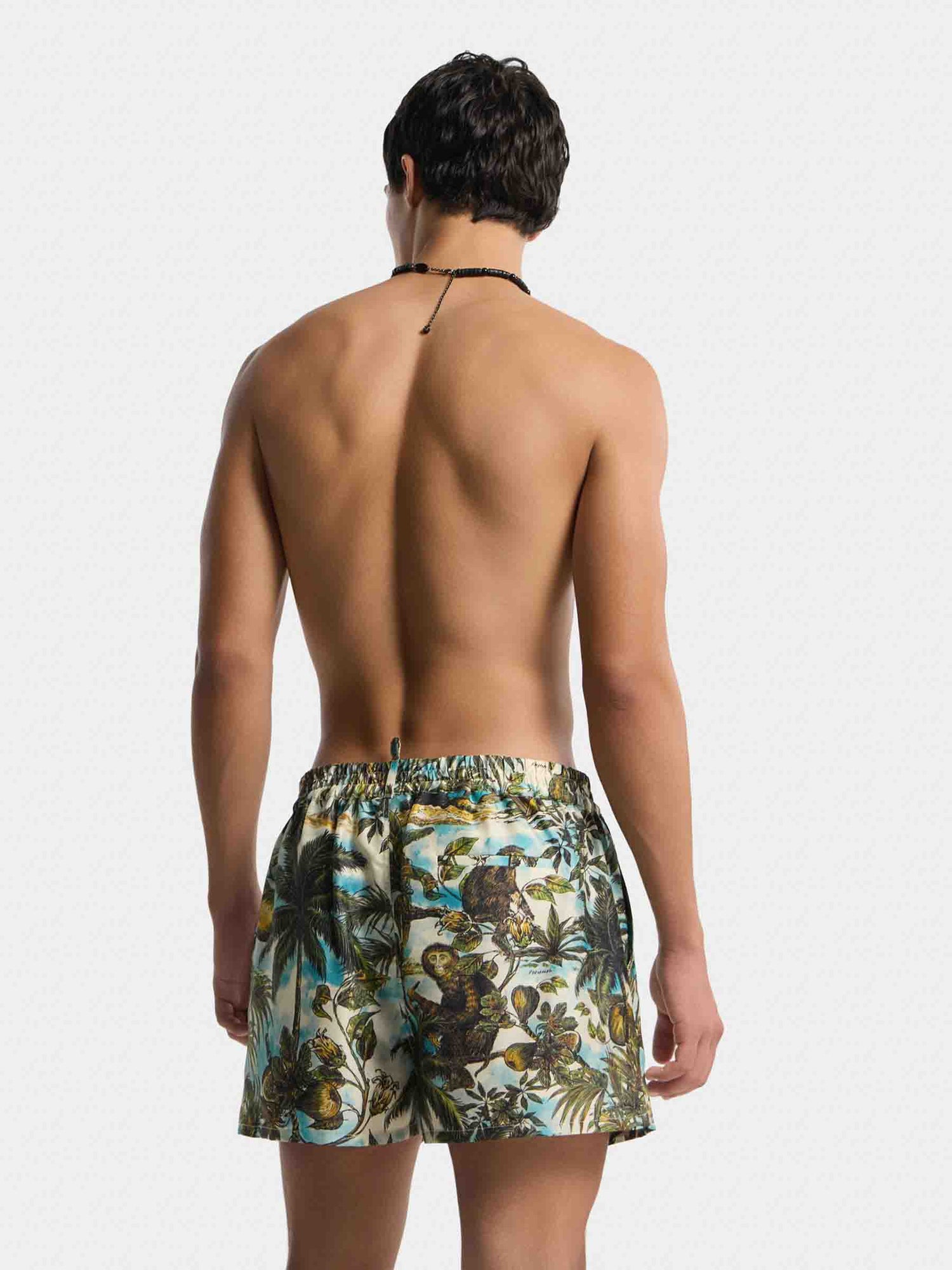 Outlet online Dsquared2 Hombre Bermudas Monkey Print color Multicolor sku 523-001320 01 - Foto 3