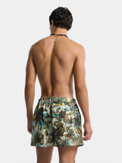 Outlet online Dsquared2 Hombre Bermudas Monkey Print color Multicolor sku 523-001320 01 - Foto 3