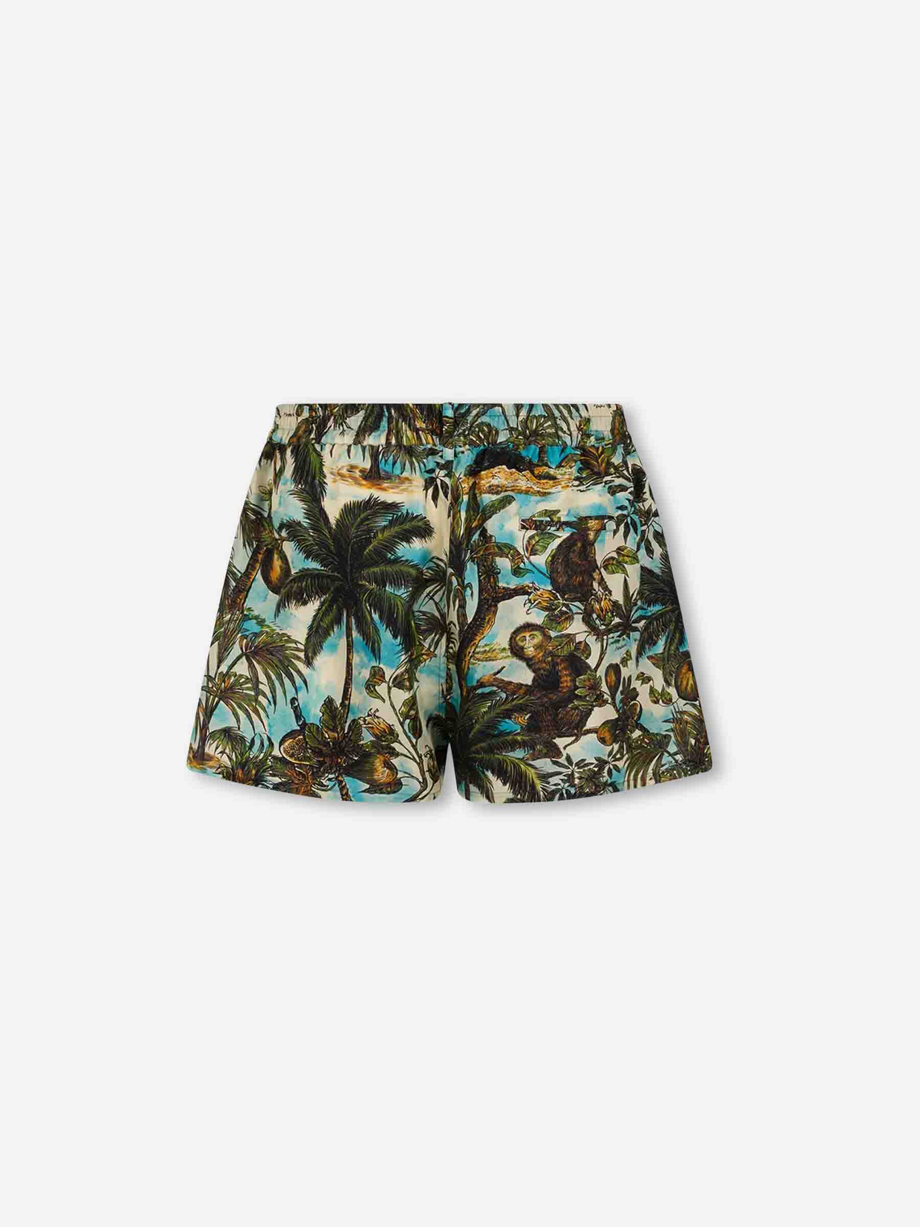 Outlet online Dsquared2 Hombre Bermudas Monkey Print color Multicolor sku 523-001320 01 - Foto 4