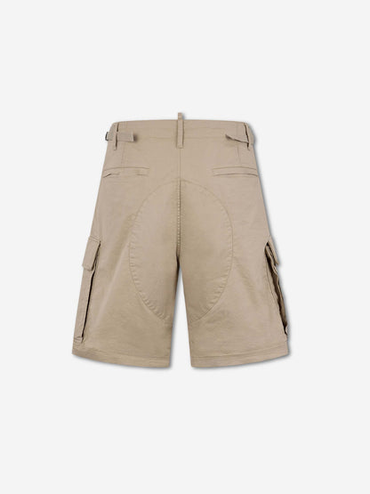 Outlet online Dsquared2 Hombre Bermudas Utility Kawaii color Taupe sku 523-001322 01 - Foto 2