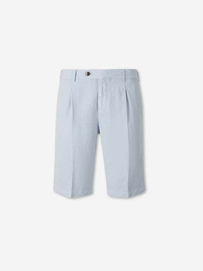 PT01 Hombre Barcelona Bermudas Casual Pinzas color Azul Celeste sku 523-001338 01 - Foto 1