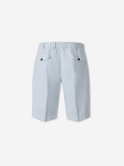 PT01 Hombre Barcelona Bermudas Casual Pinzas color Azul Celeste sku 523-001338 01 - Foto 2