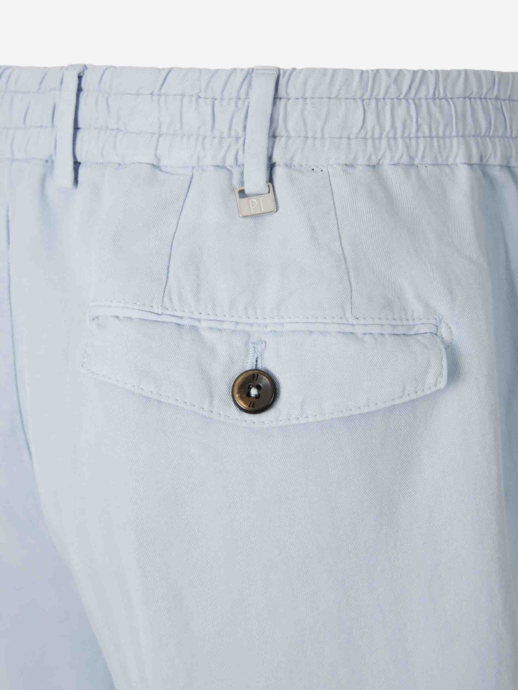 PT01 Hombre Barcelona Bermudas Casual Pinzas color Azul Celeste sku 523-001338 01 - Foto 4