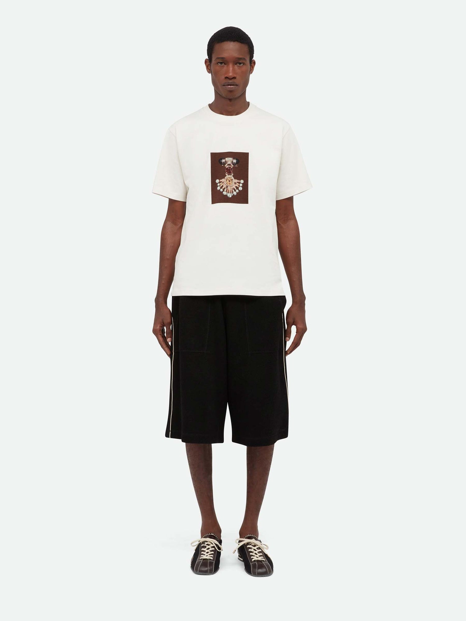 Wales Bonner Hombre Barcelona Bermudas Casual Prince color Negro sku 523-001363 01 - Foto 1
