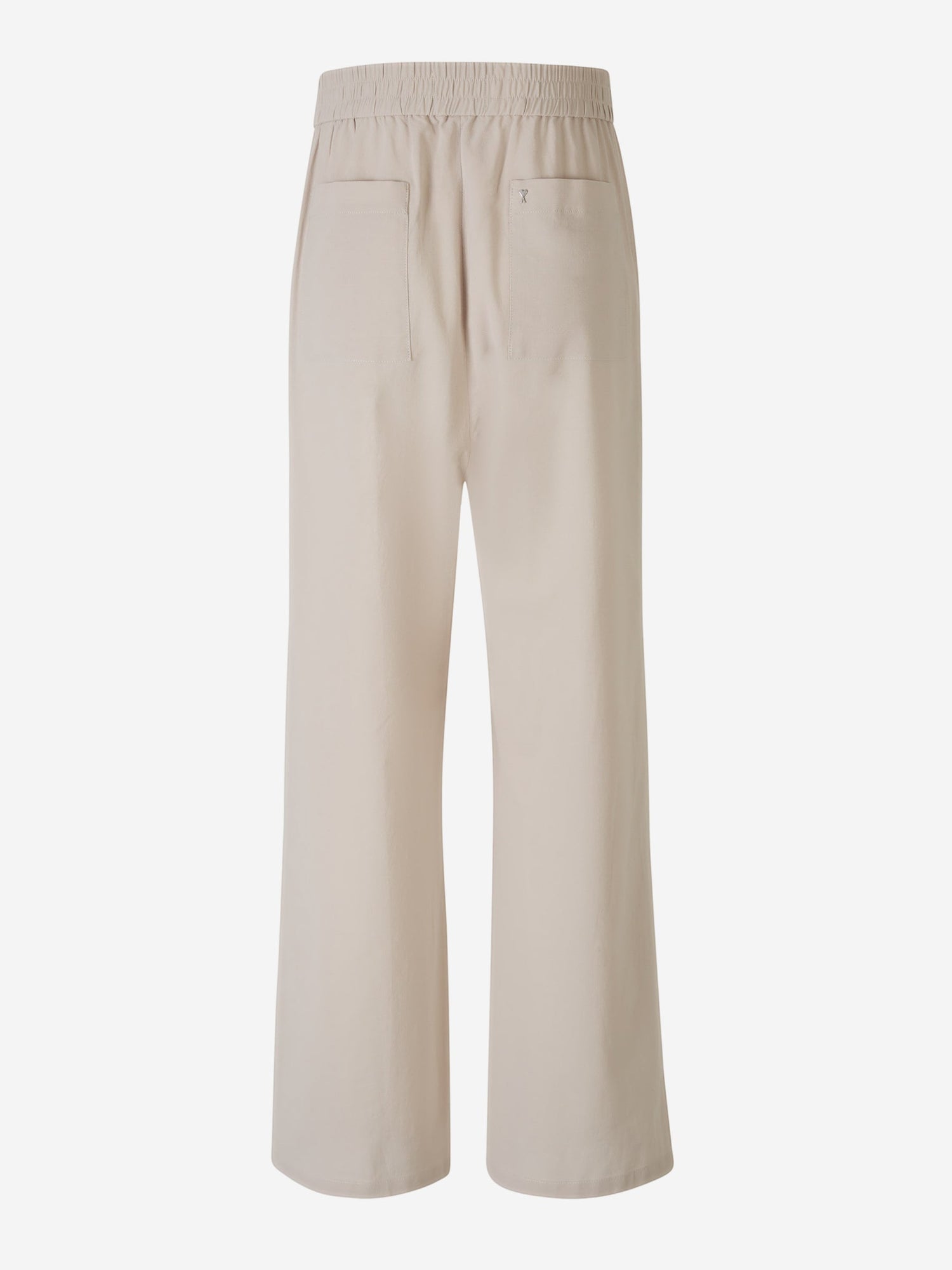 Outlet online Ami Paris Hombre Pantalones Crepé Algodón color Gris Claro sku 521-002999 02 - Foto 2