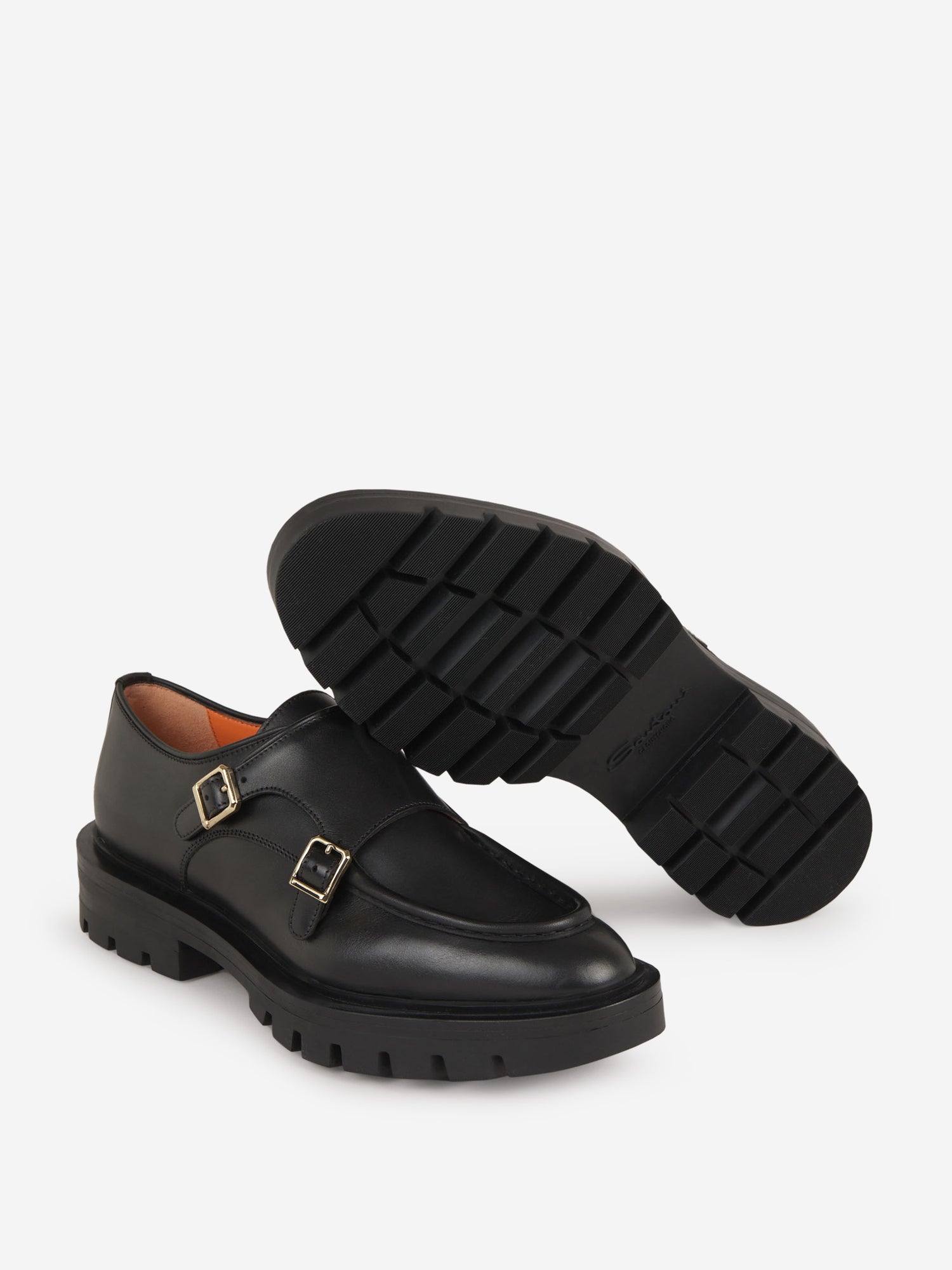 Outlet online Santoni Mujer Mocasines Hebillas Piel color Negro sku 800-005056 01 - Foto 4