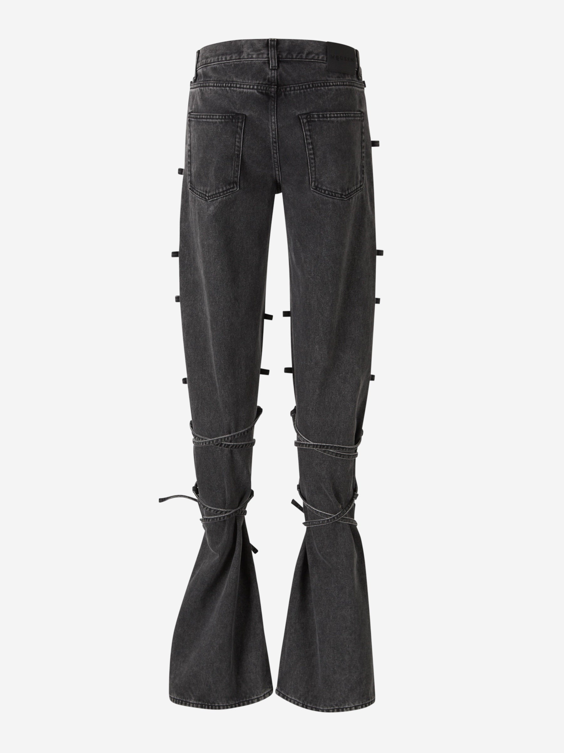 Outlet online McQueen Hombre Jeans Efecto Desgastado color Negro sku 522-002717 01 - Foto 3