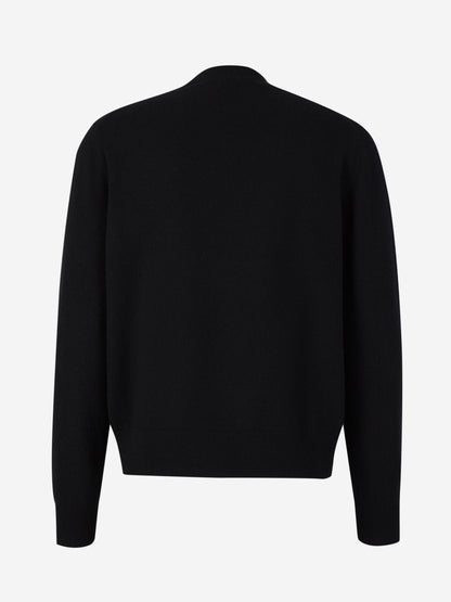 Outlet online Acne Studios Face Hombre Jersey Lana Logo color Negro sku 542-002323 01 - Foto 2