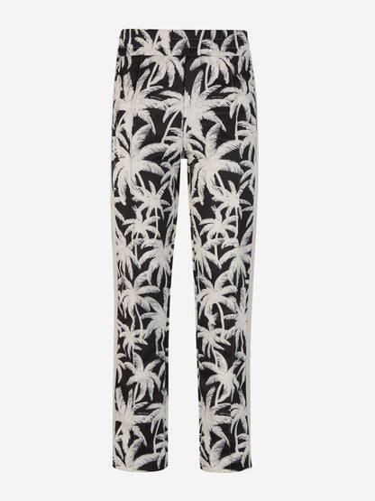Outlet online Palm Angels Hombre Joggers Motivo Palmeras color Negro sku 521-003018 01 - Foto 1