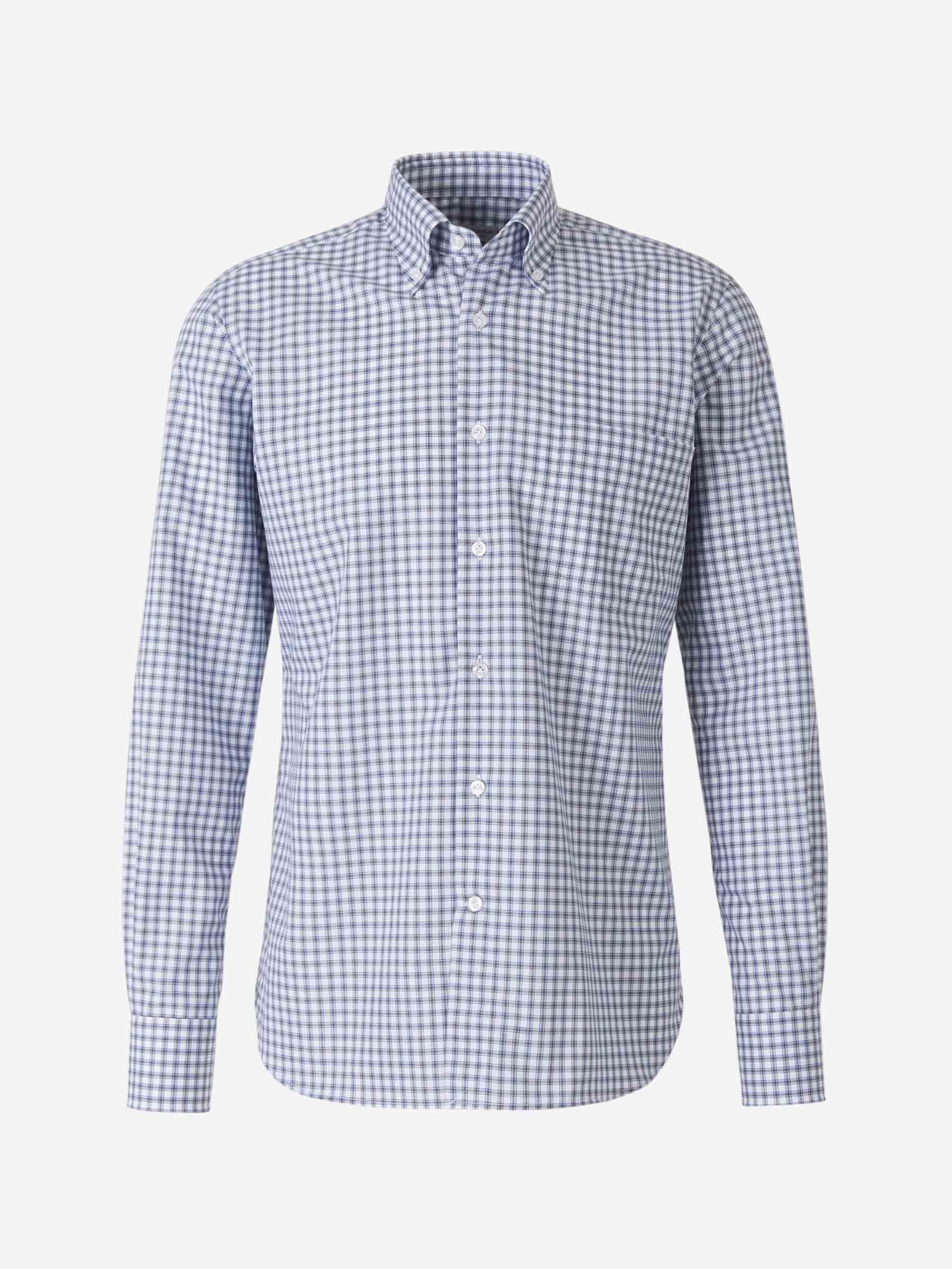 Outlet online Santa Eulalia Hombre Camisa Algodón Motivo Cuadros color Blanco sku 531-005367 01 - Foto 1