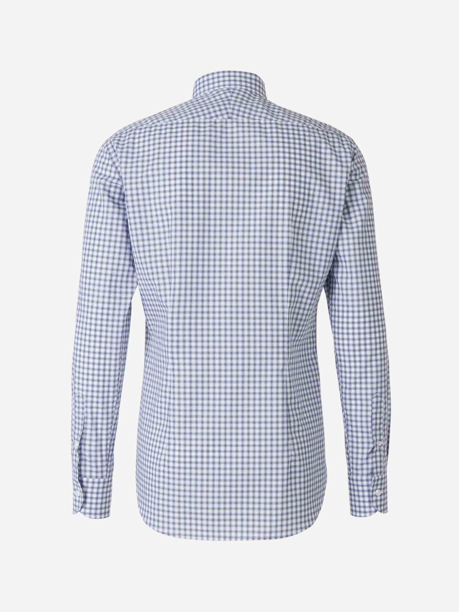 Outlet online Santa Eulalia Hombre Camisa Algodón Motivo Cuadros color Blanco sku 531-005367 01 - Foto 2