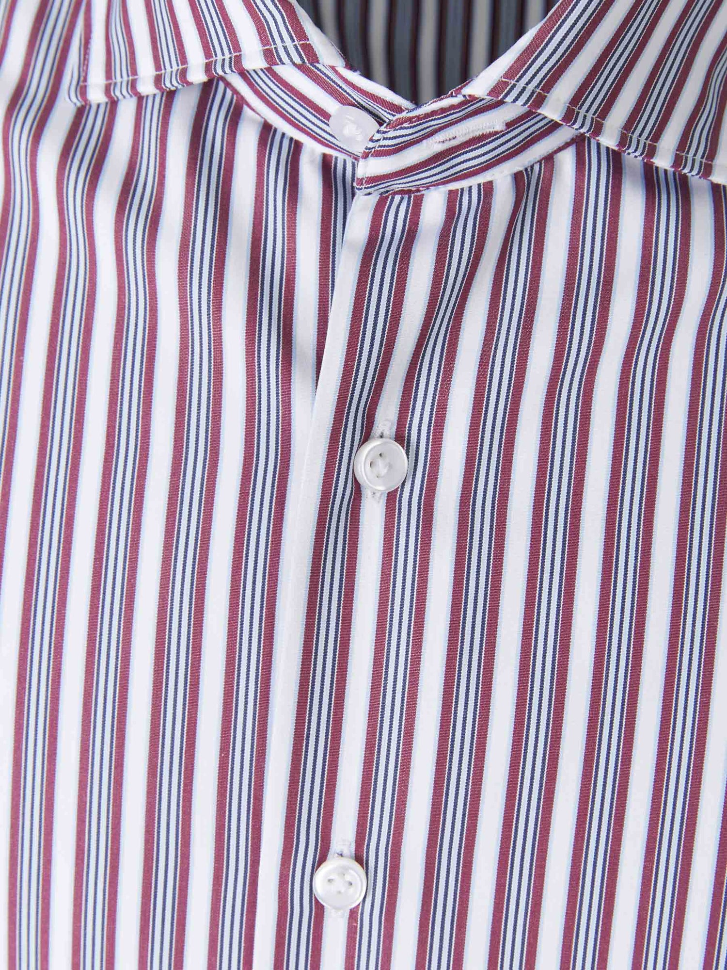 Outlet online Santa Eulalia Hombre Camisa Diseño Rayas color Blanco sku 531-005368 01 - Foto 3