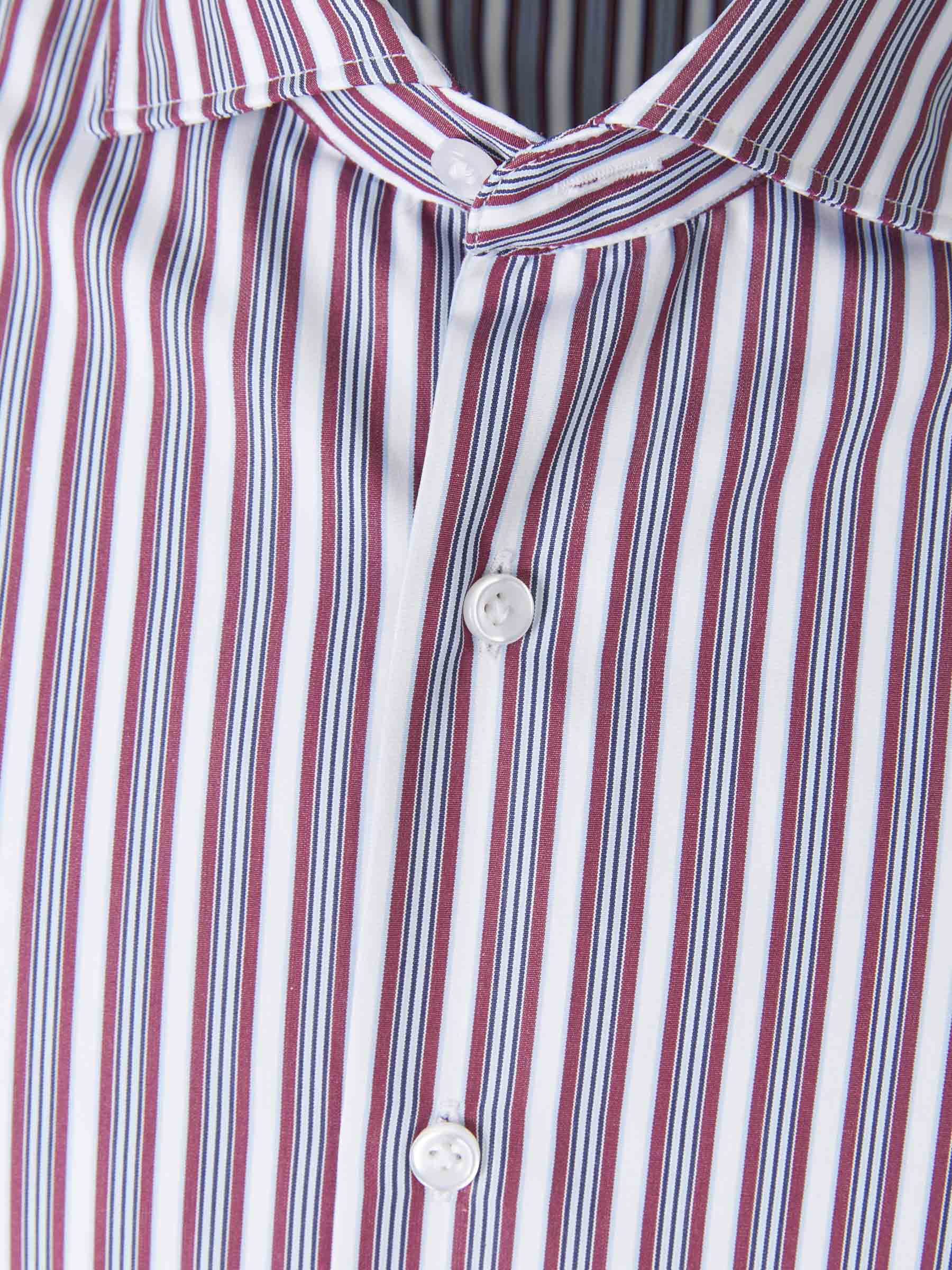 Outlet online Santa Eulalia Hombre Camisa Diseño Rayas color Blanco sku 531-005368 01 - Foto 3