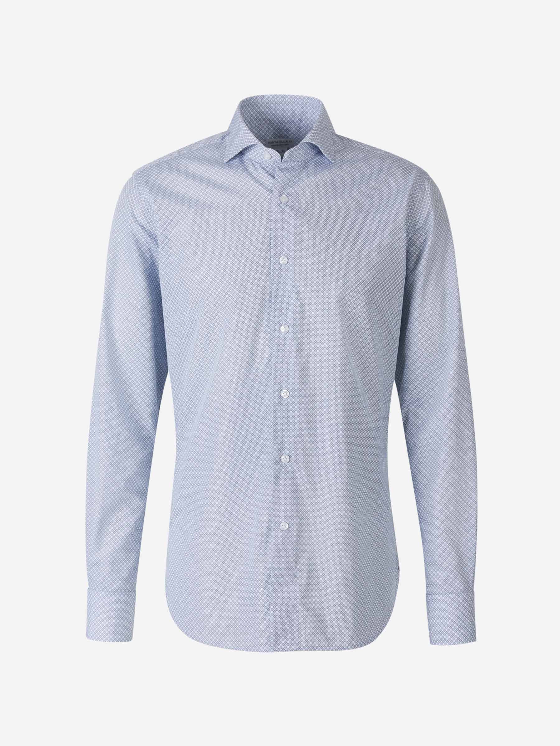 Outlet online Santa Eulalia Hombre Camisa Algodón Motivo Geometrico color Blanco sku 531-005372 01 - Foto 1