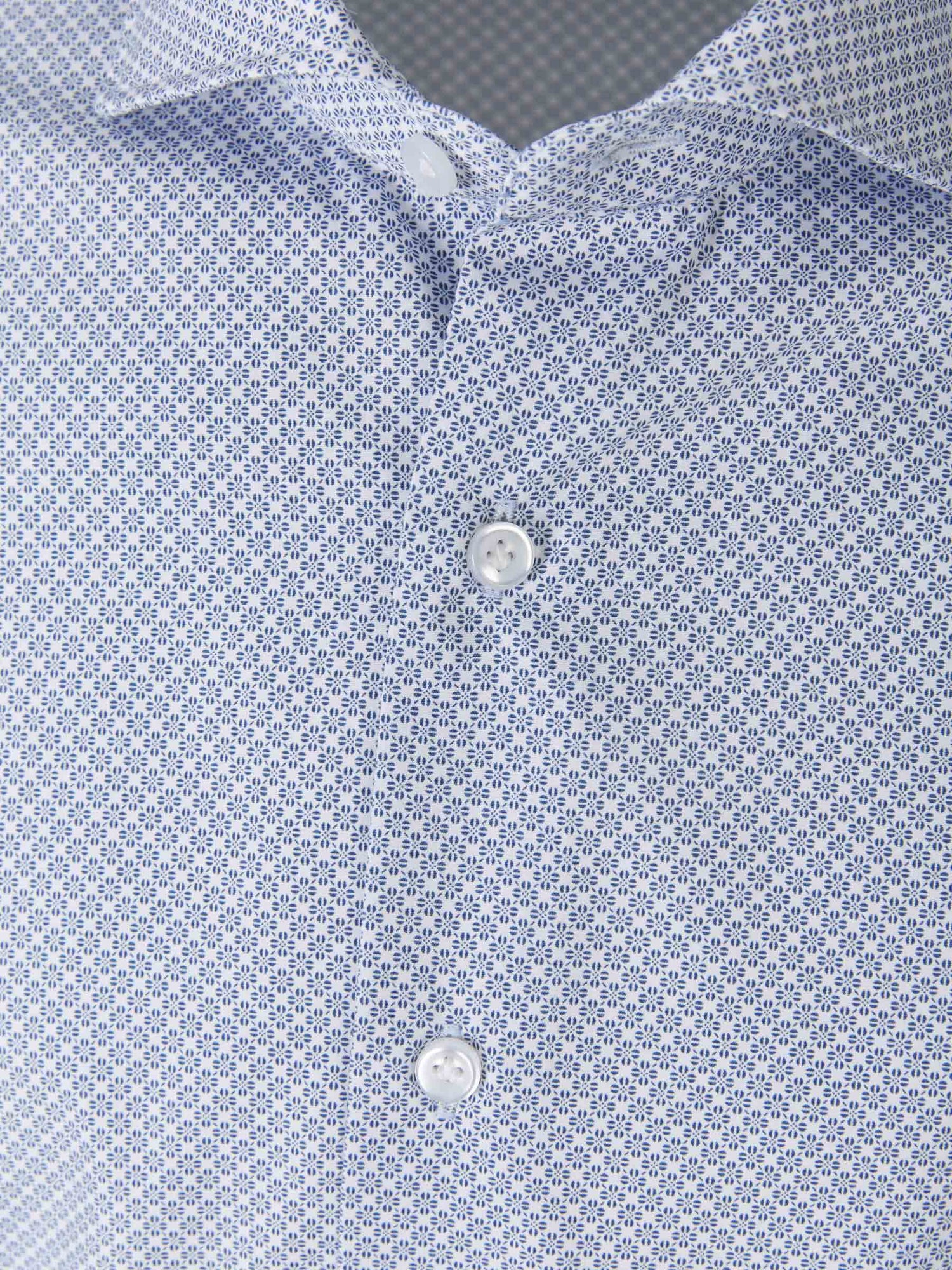 Outlet online Santa Eulalia Hombre Camisa Algodón Motivo Geometrico color Blanco sku 531-005372 01 - Foto 3