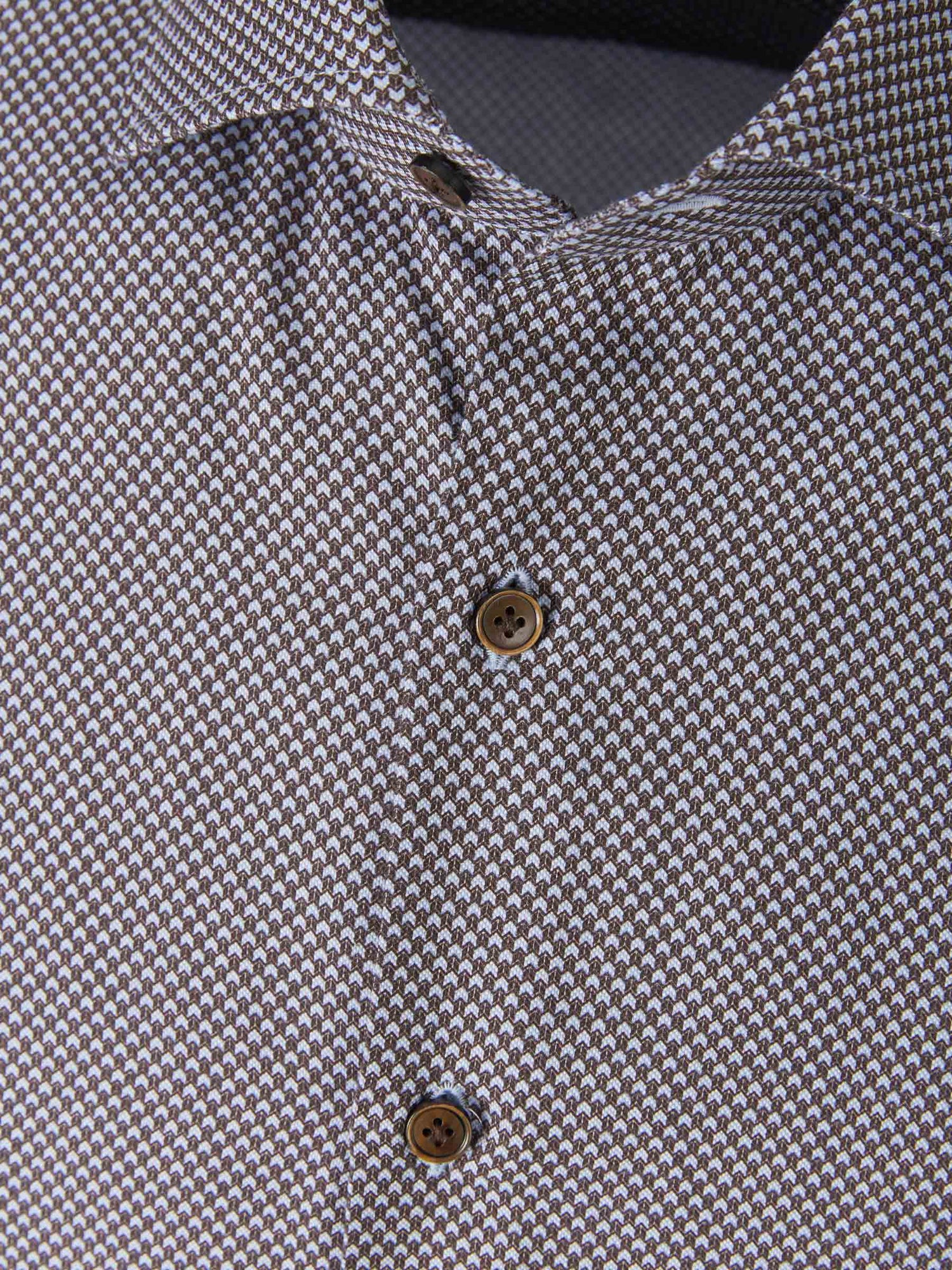 Outlet online Santa Eulalia Hombre Camisa Motivo Geométrico color Azul Cielo sku 531-005406 02 - Foto 3