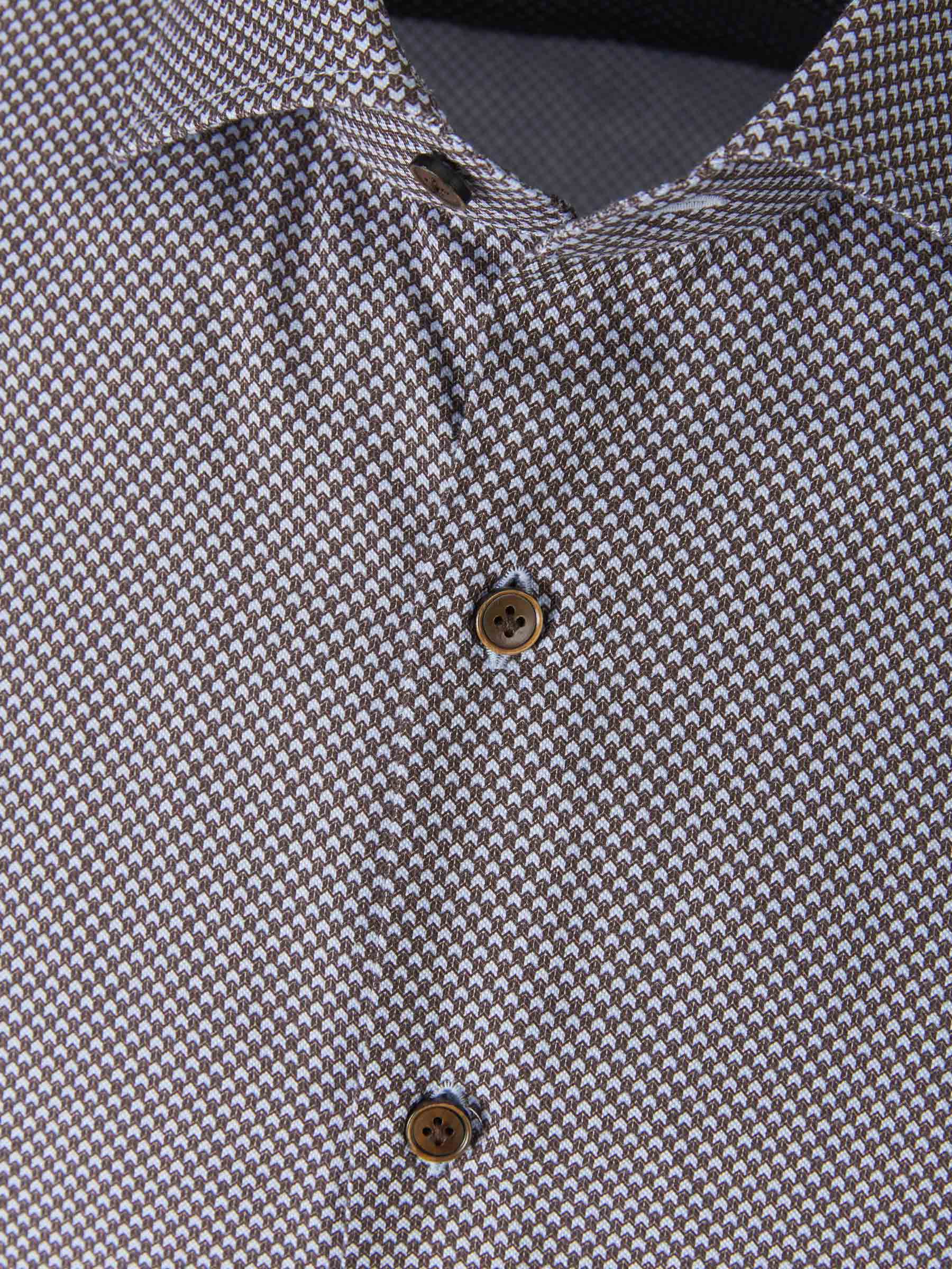 Outlet online Santa Eulalia Hombre Camisa Motivo Geométrico color Azul Cielo sku 531-005406 02 - Foto 3