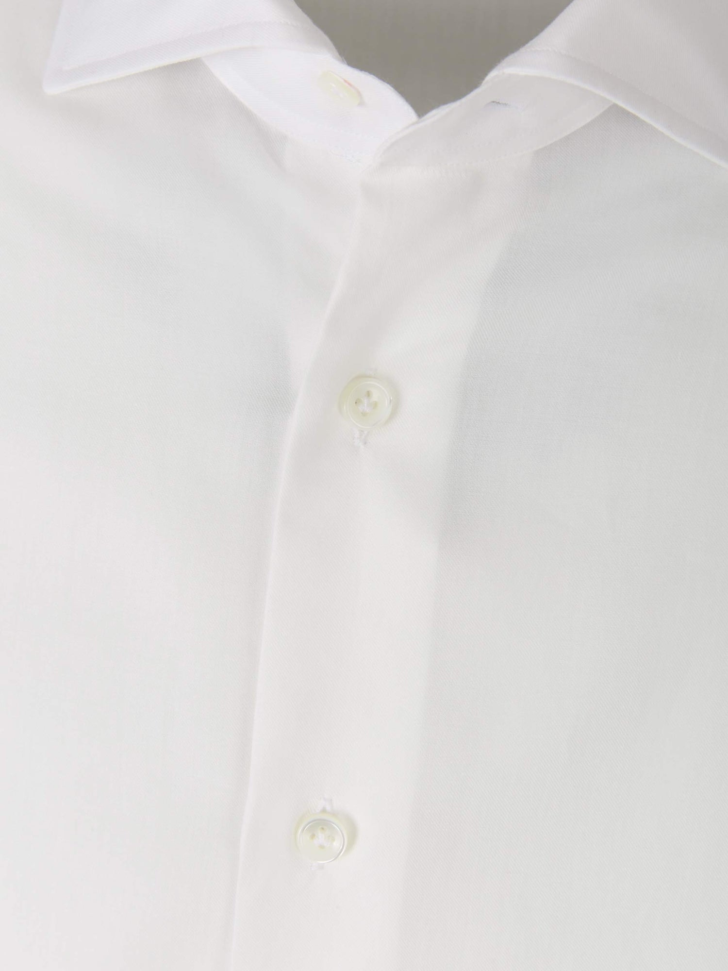 Outlet online Santa Eulalia Hombre Camisa Algodón Lisa color Blanco sku 531-005418 01 - Foto 3