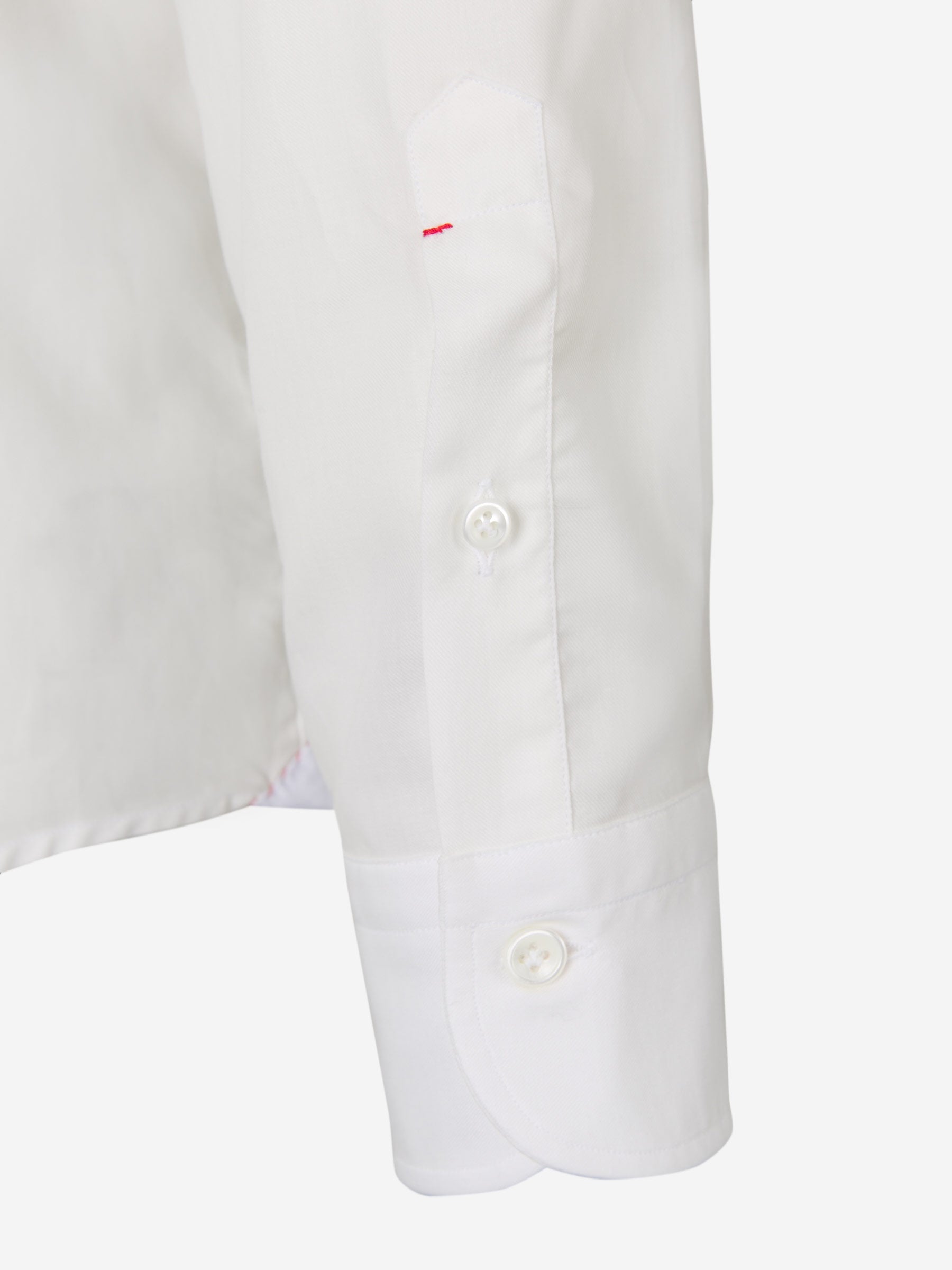 Outlet online Santa Eulalia Hombre Camisa Algodón Lisa color Blanco sku 531-005418 01 - Foto 4