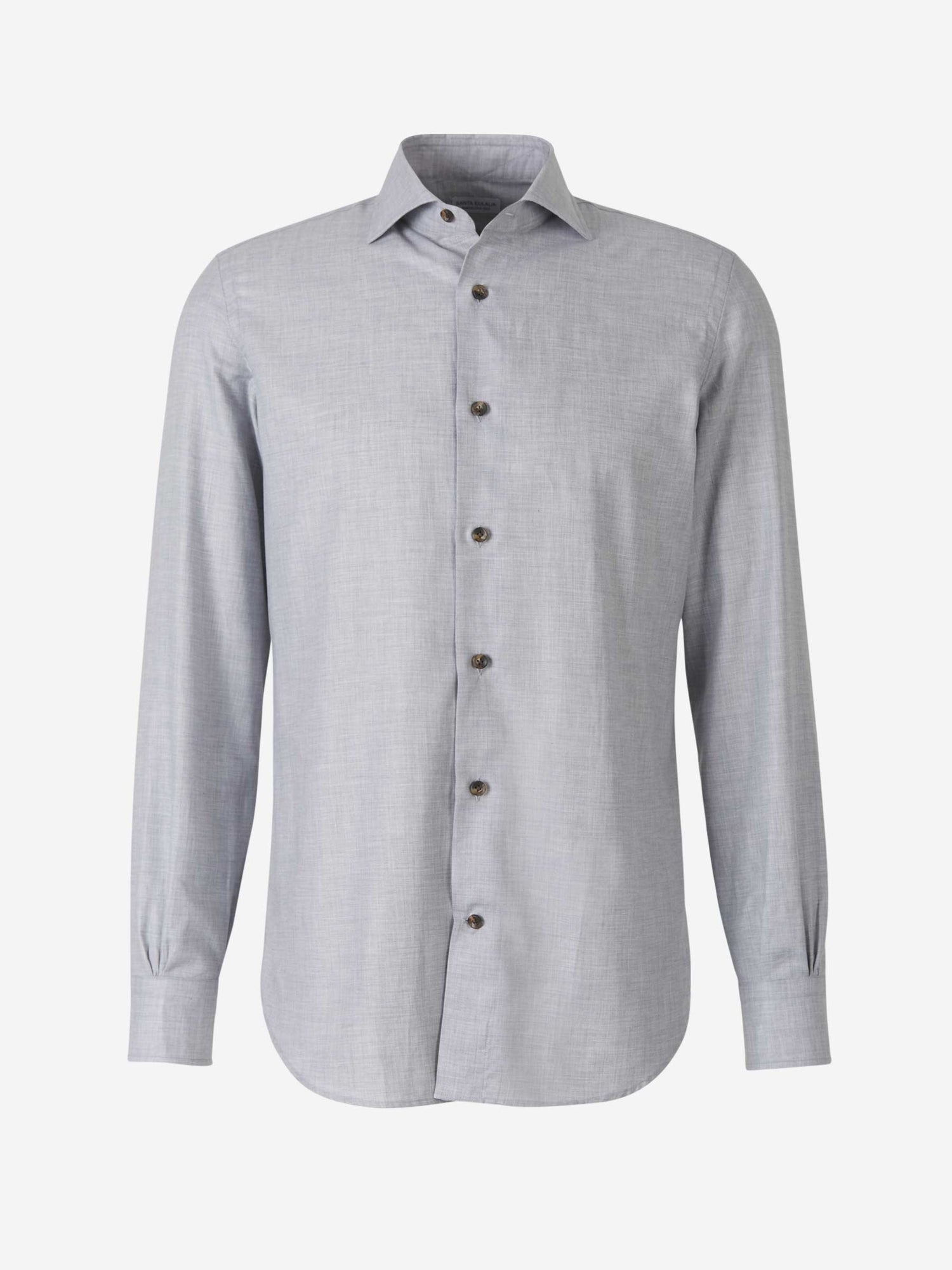 Outlet online Santa Eulalia Hombre Camisa Algodón Lisa color Blanco sku 531-005418 01 - Foto 5