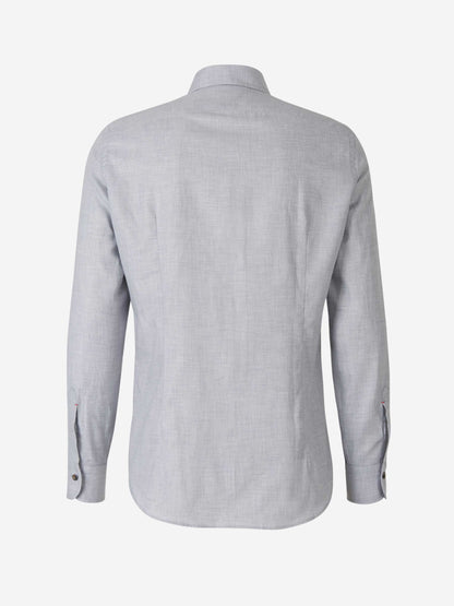 Outlet online Santa Eulalia Hombre Camisa Algodón Lisa color Blanco sku 531-005418 01 - Foto 6