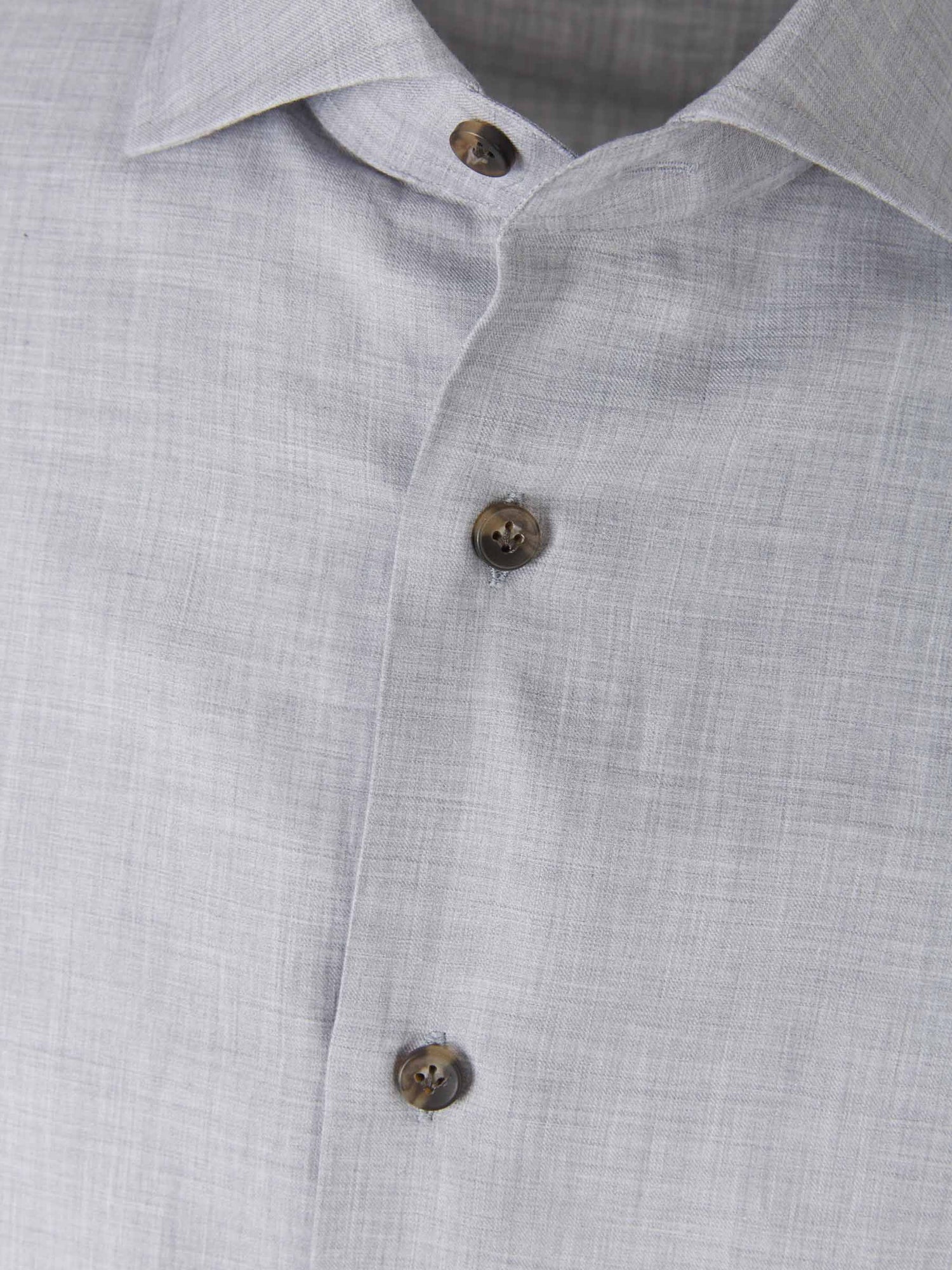 Outlet online Santa Eulalia Hombre Camisa Algodón Lisa color Blanco sku 531-005418 01 - Foto 7