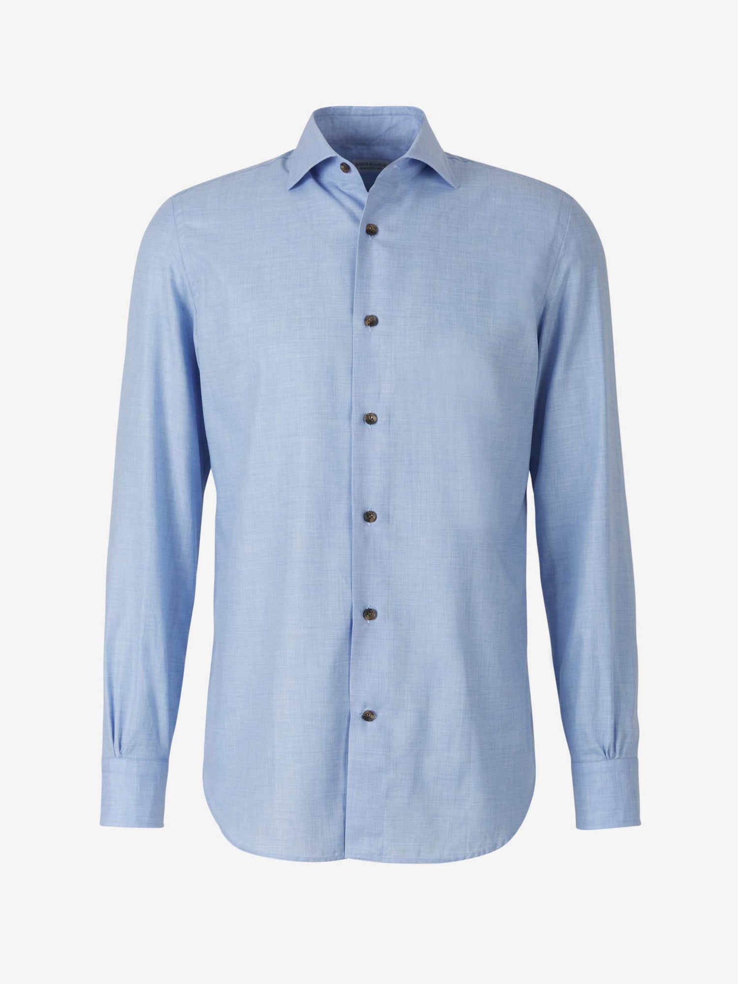 Outlet online Santa Eulalia Hombre Camisa Algodón Lisa color Blanco sku 531-005418 01 - Foto 9