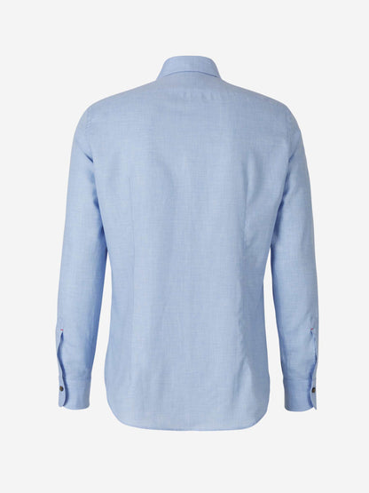 Outlet online Santa Eulalia Hombre Camisa Algodón Lisa color Blanco sku 531-005418 01 - Foto 10