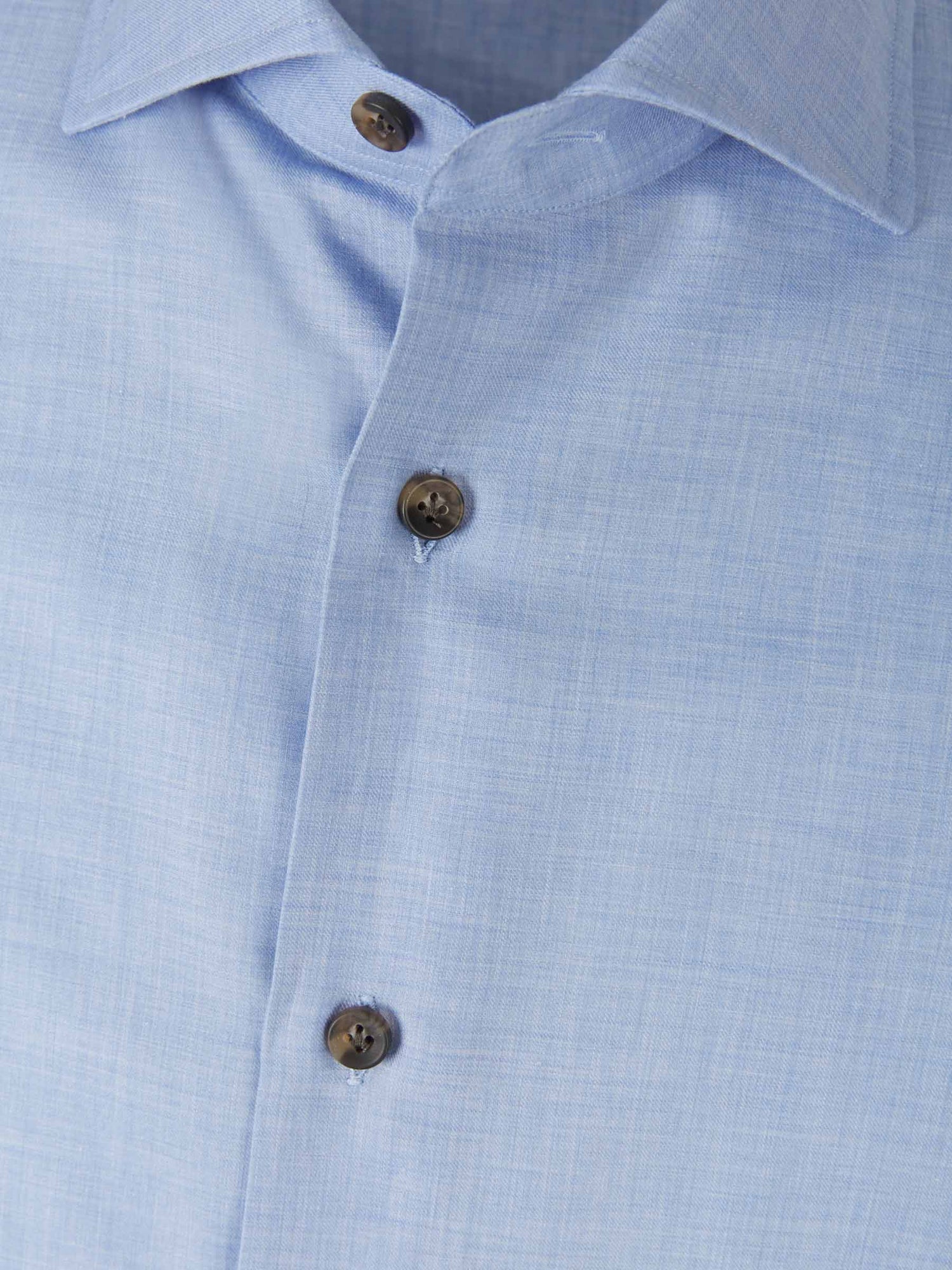 Outlet online Santa Eulalia Hombre Camisa Algodón Lisa color Blanco sku 531-005418 01 - Foto 11