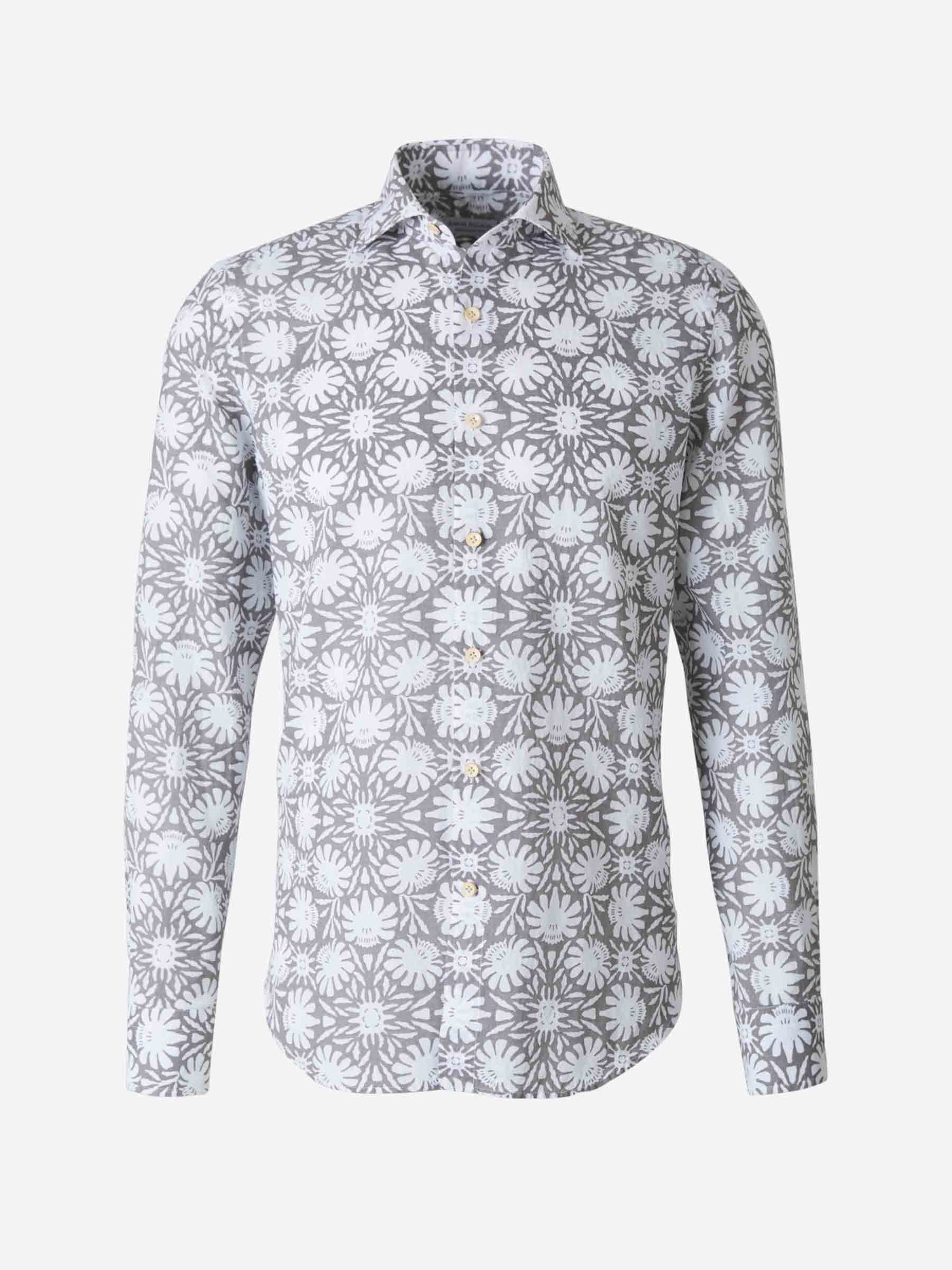Outlet online Santa Eulalia Hombre Camisa Motivo Floral color Gris Claro sku 531-005580 01 - Foto 1