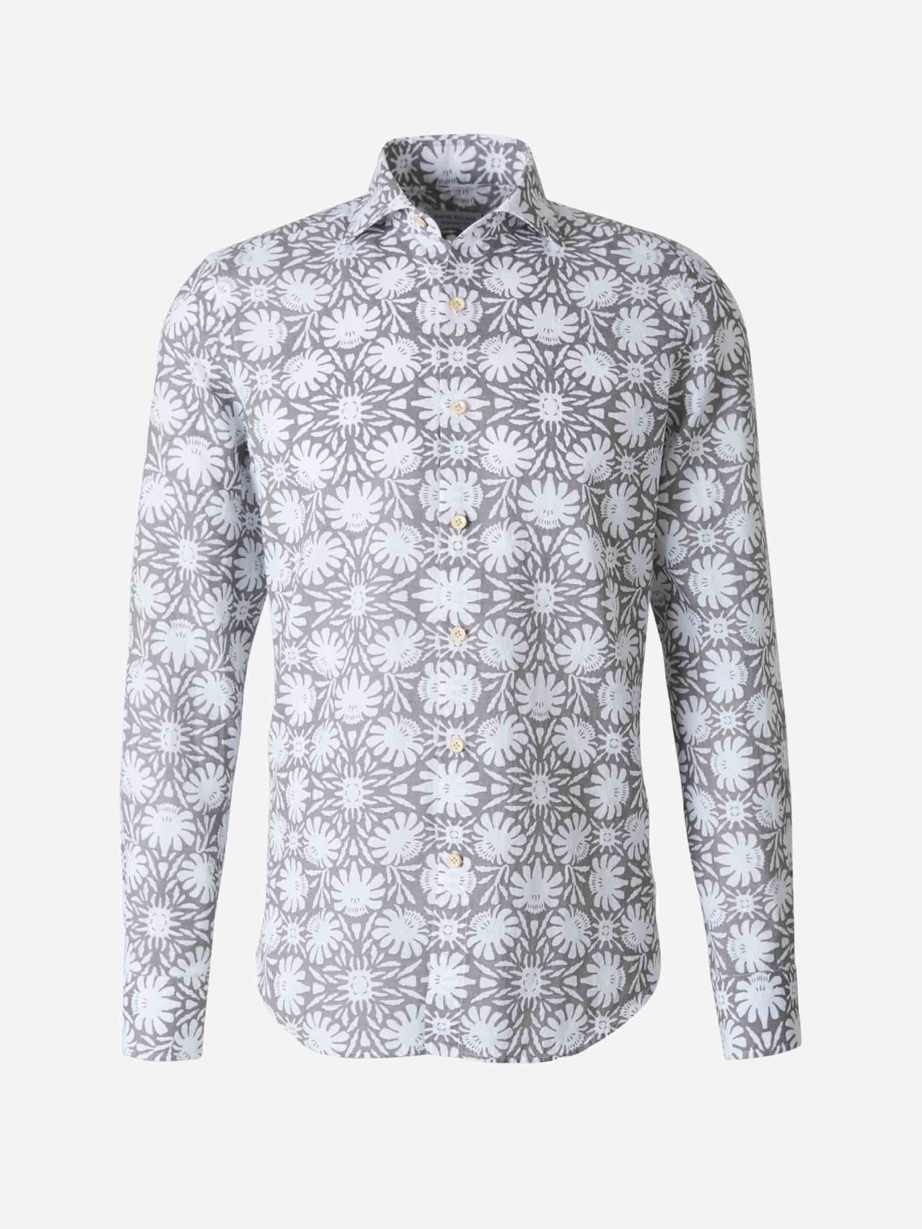Outlet online Santa Eulalia Hombre Camisa Motivo Floral color Gris Claro sku 531-005580 01 - Foto 1