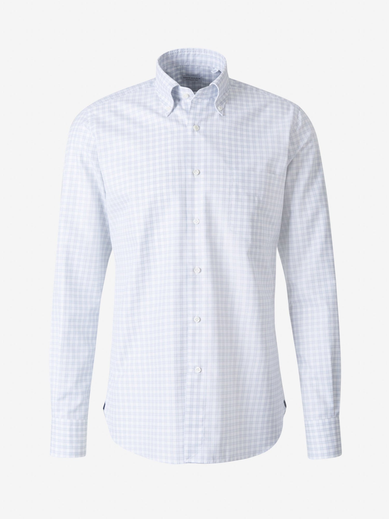 Outlet online Santa Eulalia Hombre Camisa Motivo Cuadros color Azul Cielo sku 531-005585 01 - Foto 1