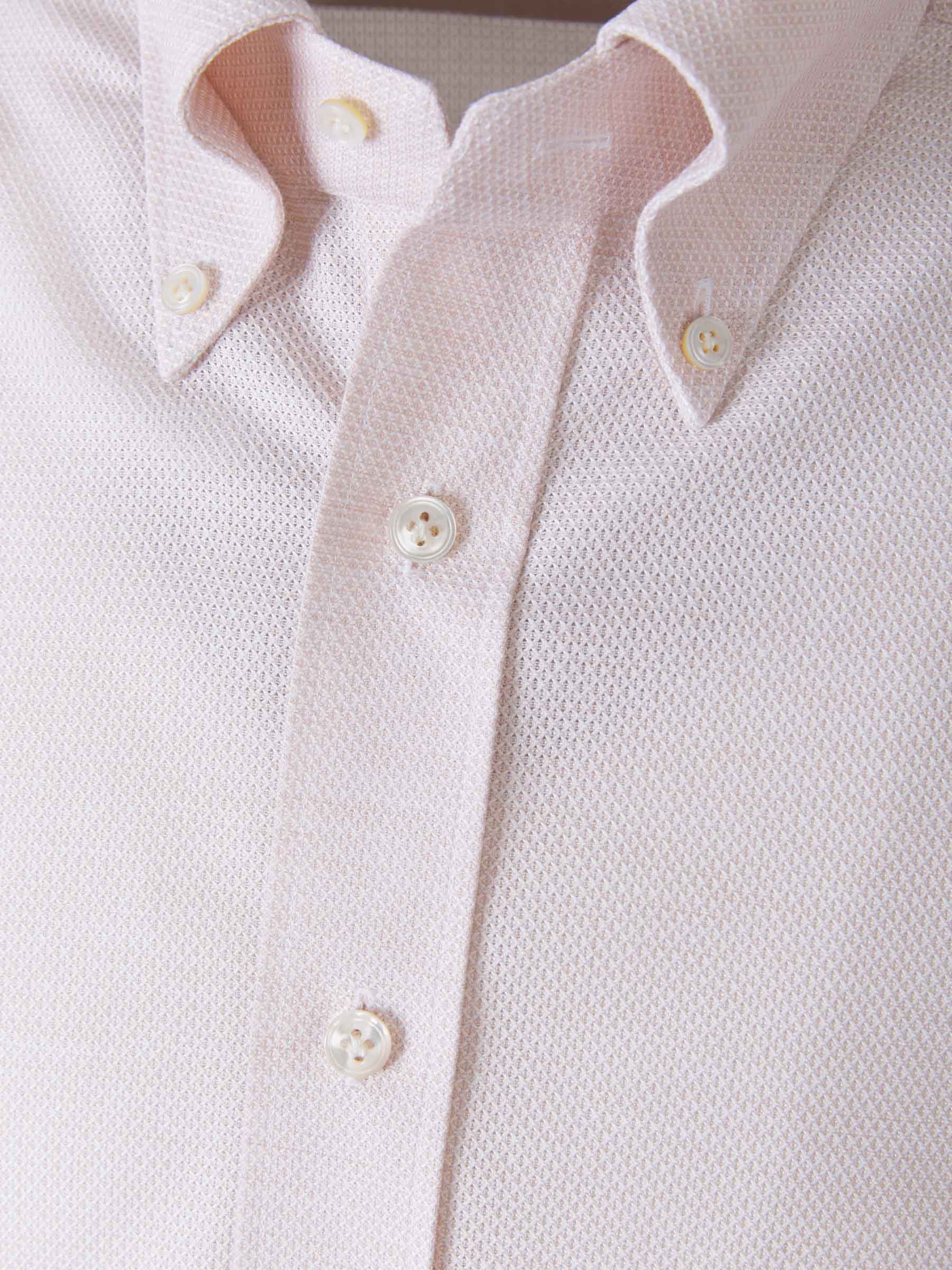Outlet online Santa Eulalia Hombre Camisa Punto Geométrico color Rosa Claro sku 531-005600 01 - Foto 3
