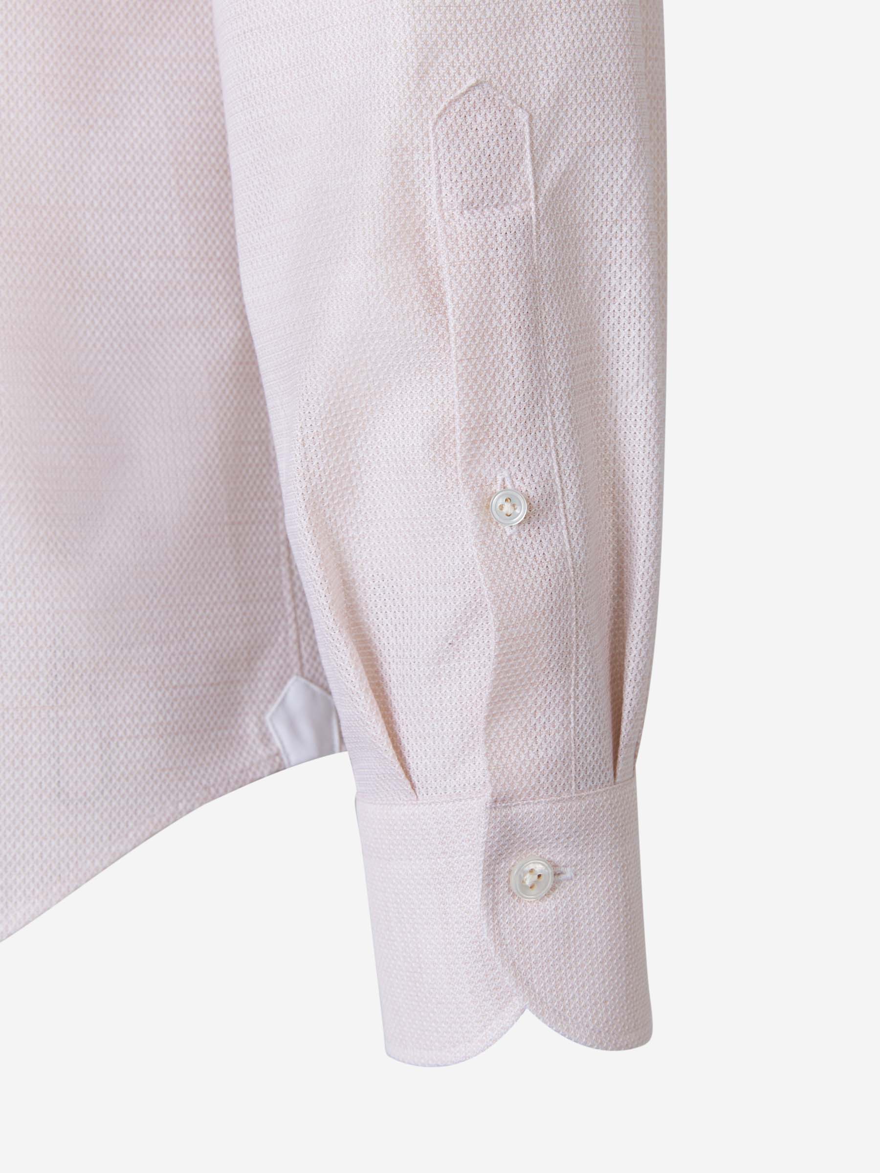 Outlet online Santa Eulalia Hombre Camisa Punto Geométrico color Rosa Claro sku 531-005600 01 - Foto 4