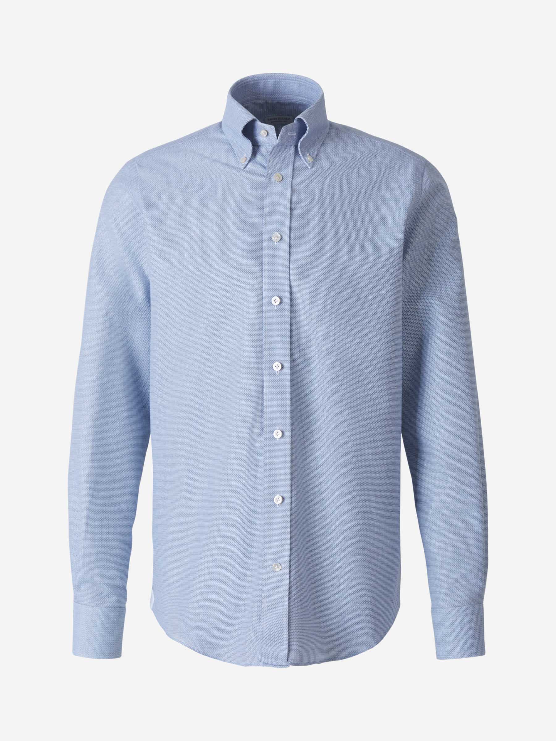 Outlet online Santa Eulalia Hombre Camisa Punto Geométrico color Rosa Claro sku 531-005600 01 - Foto 5