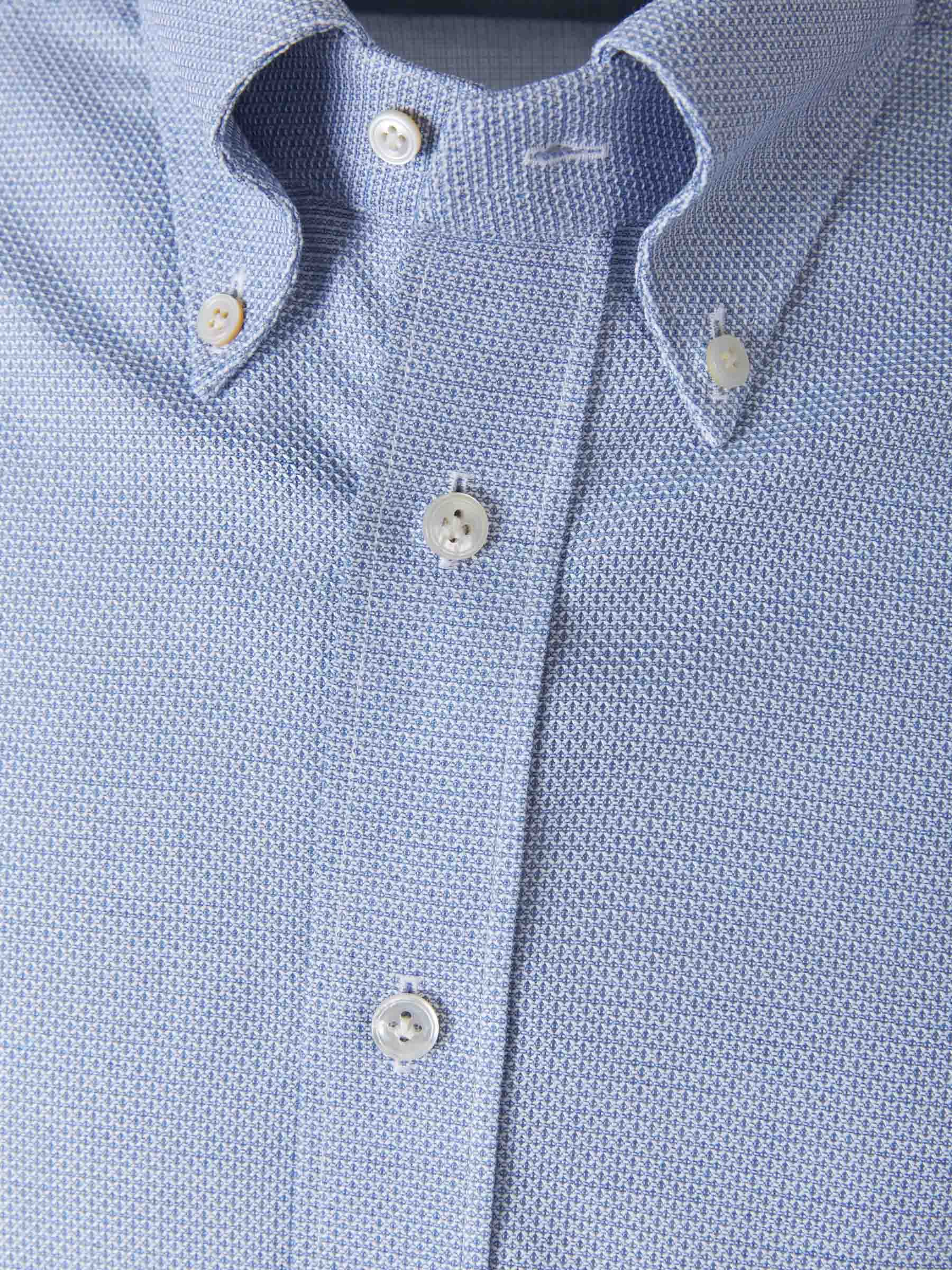 Outlet online Santa Eulalia Hombre Camisa Punto Geométrico color Rosa Claro sku 531-005600 01 - Foto 7