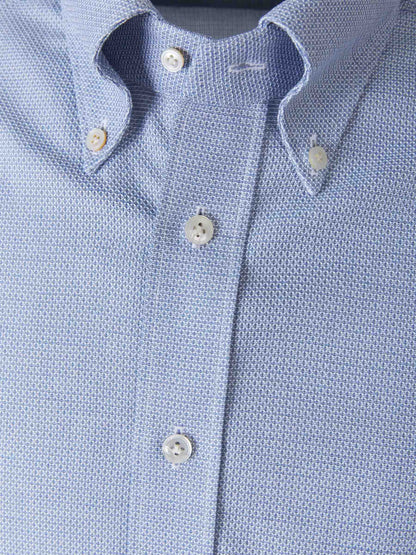 Outlet online Santa Eulalia Hombre Camisa Punto Geométrico color Rosa Claro sku 531-005600 01 - Foto 7