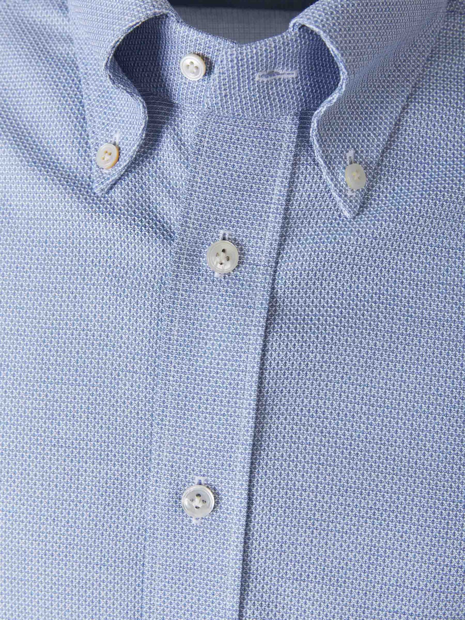 Outlet online Santa Eulalia Hombre Camisa Punto Geométrico color Azul Marino sku 531-005600 02 - Foto 7