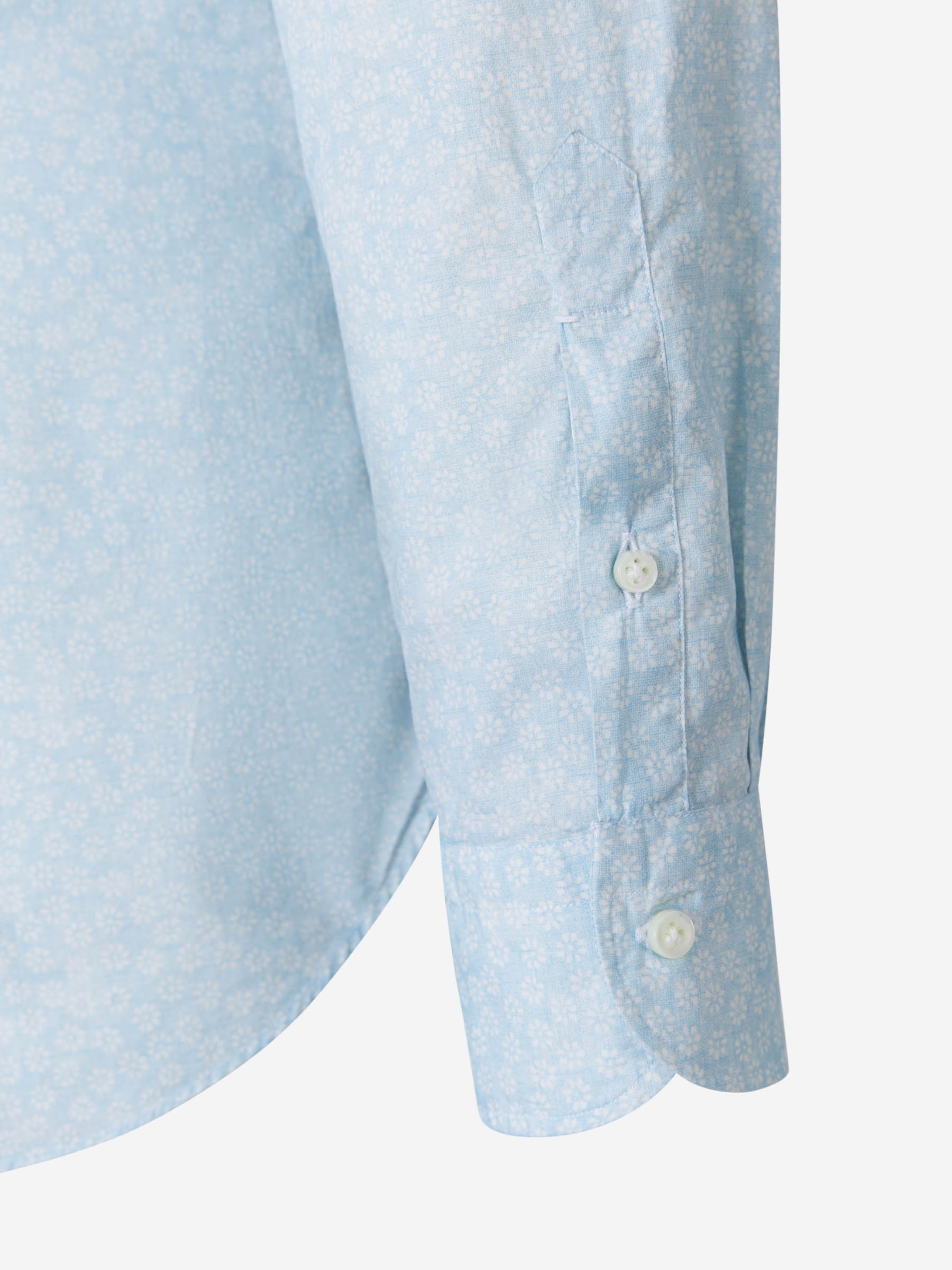 Outlet online Vincenzo di Ruggiero Hombre Camisa Floral Algodón color Azul Cielo sku 531-005616 01 - Foto 4