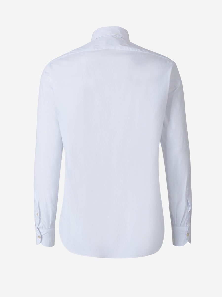 Outlet online Borrelli Hombre Camisa Lisa Popelina color Blanco sku 531-005632 02 - Foto 6