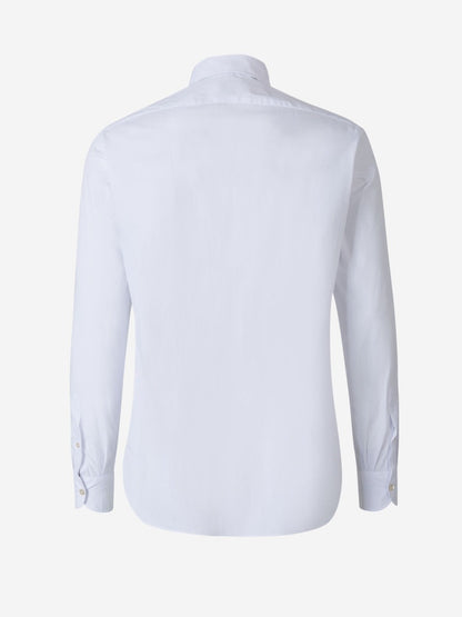 Outlet online Borrelli Hombre Camisa Lisa Popelina color Verde Militar sku 531-005632 01 - Foto 6