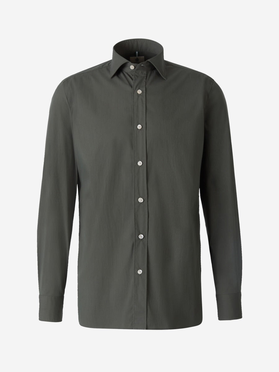 Outlet online Borrelli Hombre Camisa Lisa Popelina color Blanco sku 531-005632 02 - Foto 1