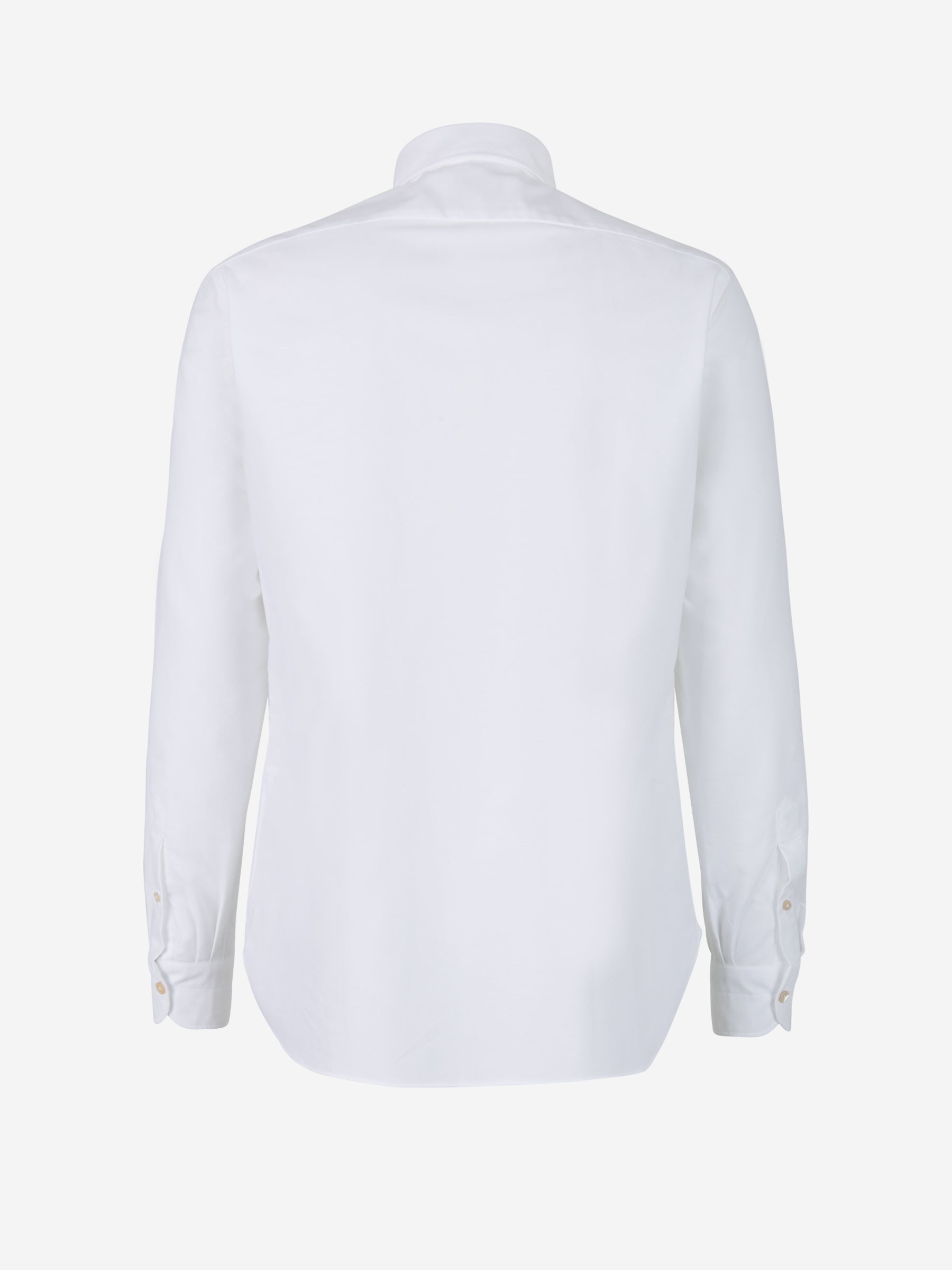 Outlet online Borrelli Hombre Camisa Algodón Texturizada color Blanco sku 531-005676 01 - Foto 2