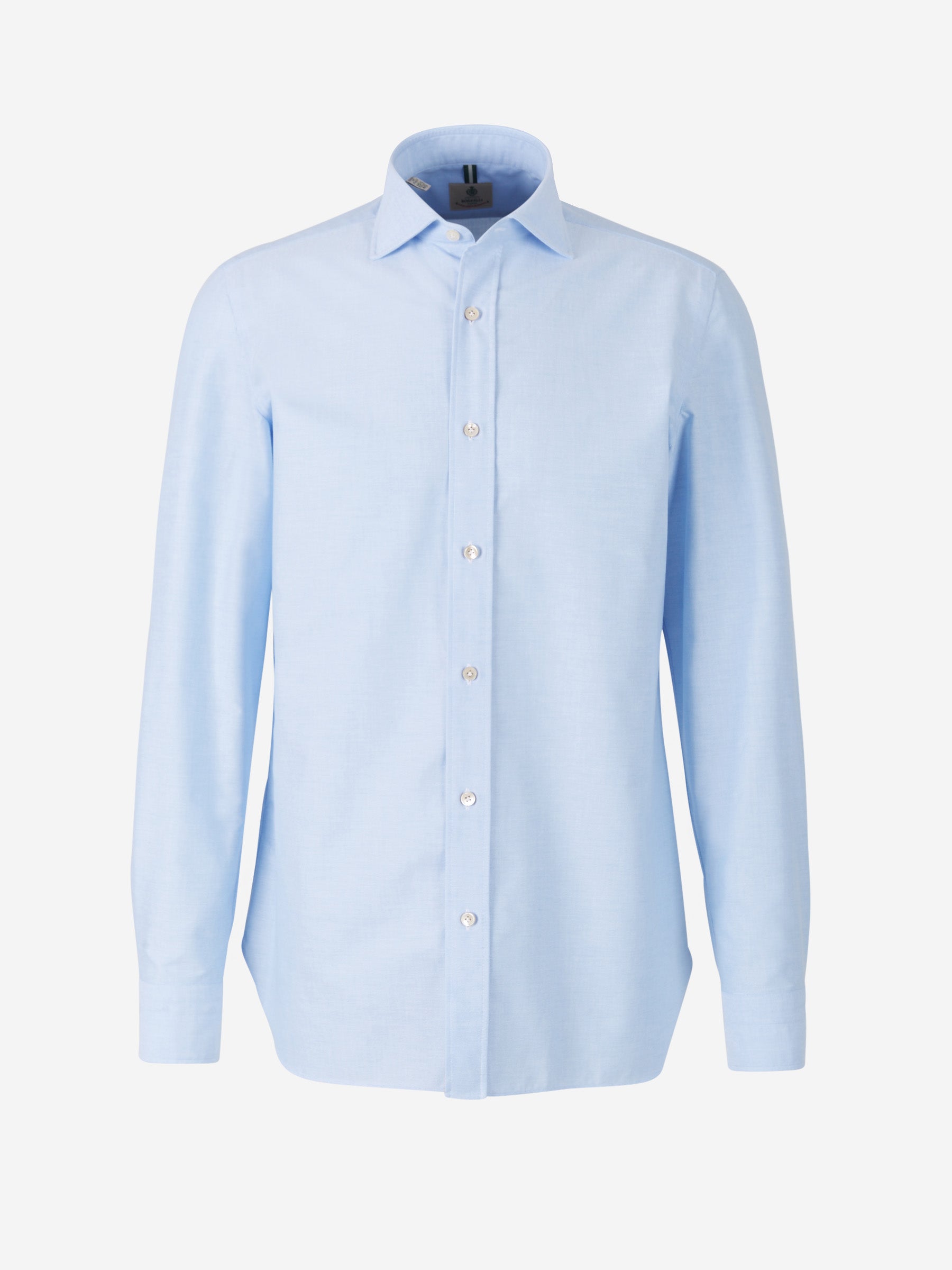 Outlet online Borrelli Hombre Camisa Algodón Texturizada color Blanco sku 531-005676 01 - Foto 5