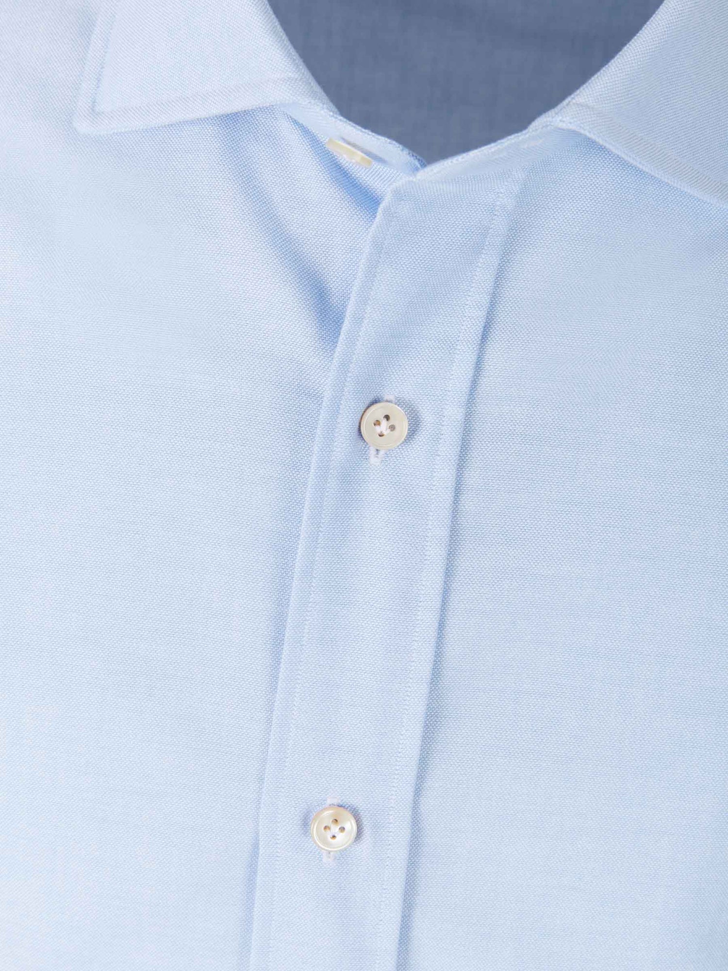 Outlet online Borrelli Hombre Camisa Algodón Texturizada color Blanco sku 531-005676 01 - Foto 7