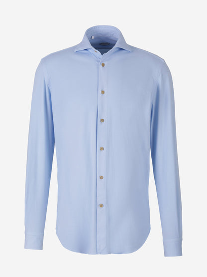 Outlet online Vincenzo di Ruggiero Hombre Camisa Punto Elástico color Blanco sku 531-005734 01 - Foto 5