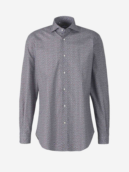 Outlet online Vincenzo di Ruggiero Hombre Camisa Motivo Floral color Verde Militar sku 531-005737 02 - Foto 5